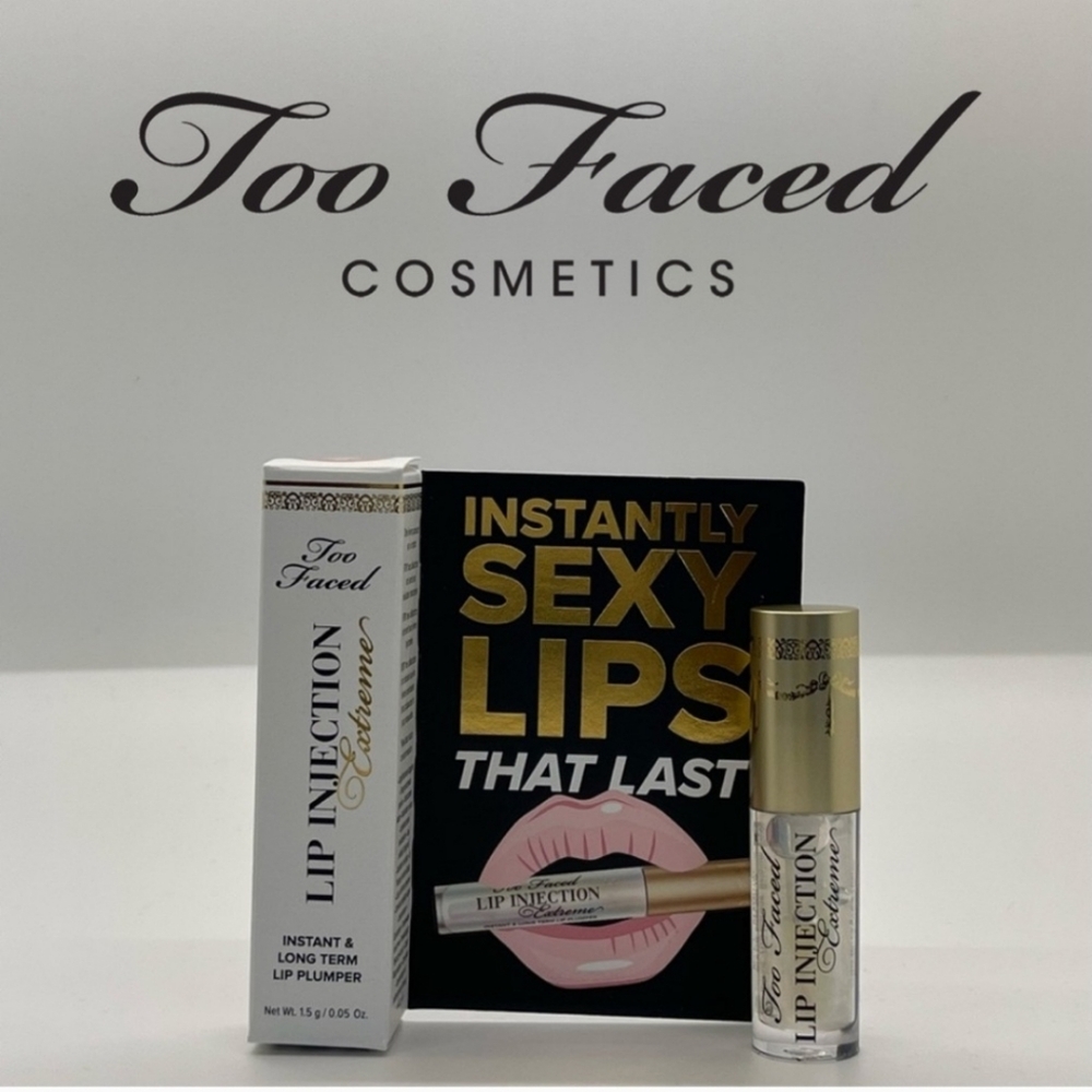 NIB Too Faced Lip Injection Plumping Lip Gloss Travel Size 0.05oz - Picture 2 of 7
